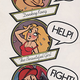 Detail from the Donkey Kong arcade flyer.